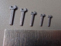 Bild von Satz Schraubenschlüssel klein
